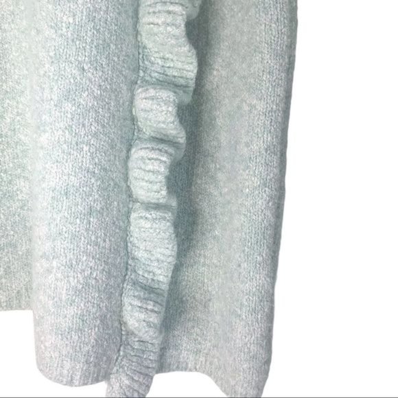 Cynthia Rowley Marled Knit & Ruffle Sweater - Picture 3 of 8